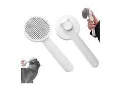 Cat Grooming Brush, Pet Brush with Release Button