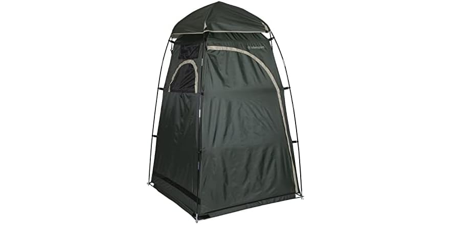 $34.99: Stansport Deluxe Privacy Shelter (739), Green, 48" L x 48" W x 84" H at Woot!