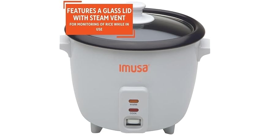 IMUSA Nonstick Rice Cooker – Fast & Easy Cooking Solution - Image 5