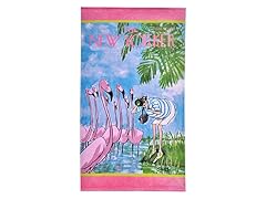 The New Yorker-Flamingo Beach Towel