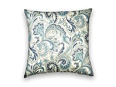 2pk Blue Paisley Decorative Cover