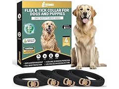 Flea & Tick Collar for Dogs 4-Pack