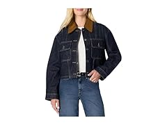 AE Womens OversizedFit Cropped Jacket