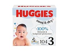 Huggies Snug Dry Diapers Size 3 104ct