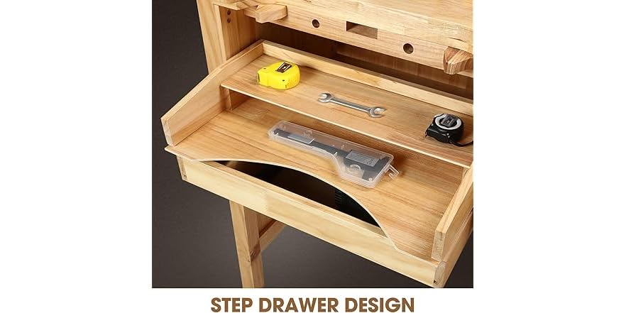 DNA MOTORING Heavy Duty Wood Workbench
