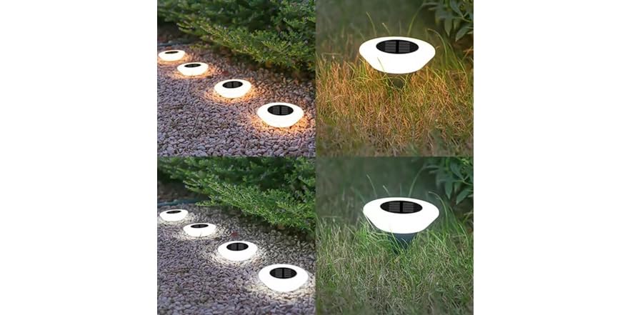 Hakol 8 Pack Solar Ground Lights