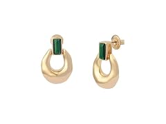 Robert Lee Morris Women's Malachite Earrings