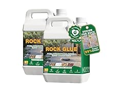 MOLYLY Rock Glue for Landscaping, 2 Gallon