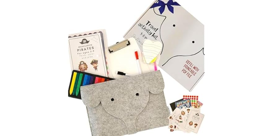 Kids Travel Activity Kit (Pack of 2)