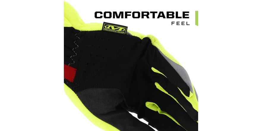 Mechanix Hi-Viz FastFit Gloves – 3 Pack Safety Work Gloves - Image 4