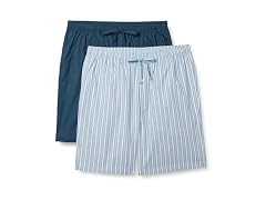 Amazon Essentials Men Cotton Poplin Pajama Shorts