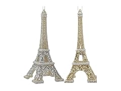 Kurt S. Adler Gold & Silver Eiffel Tower