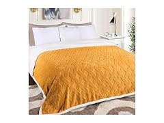 Superior Fleece Reversible Lattice Blanket