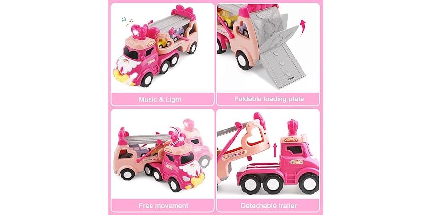 5 in 1 Carrier Truck Toys