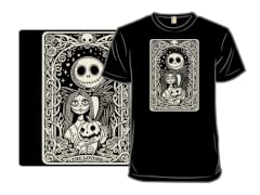 The Halloween Lovers Tarot Card