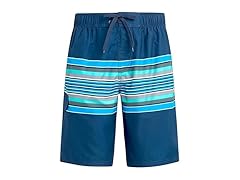 Kanu Surf Men's Navy/Green Swim Trunk (M)