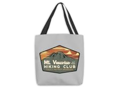 Mt. Vesuvius Hiking Club Large Tote Bag