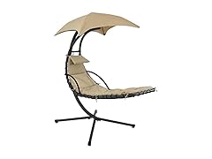 Sunnydaze Floating Chaise Lounger Swing Chair