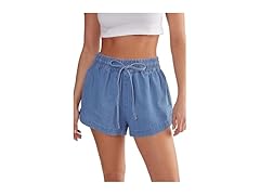 Nasty Gal Chambray Pull On Short