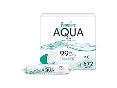 Pampers Aqua Pure Wipes 672ct