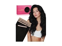 WENNALIFE Jet Black 18'' 7pcs Tape in Hair Extensions