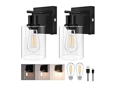 Brightever Battery Operated Wall Sconce Set of 2