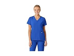 WonderWink Women's Royal Scrub Top (2X)