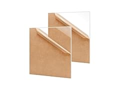  12x12 Clear Acrylic Sheet 3mm 2Pk