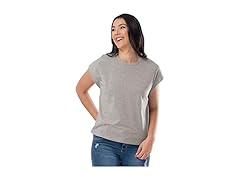 Lee Women's Grey Short Sleeve Tee (M)