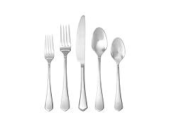 Eater x Zwiesel Fortessa Silas 18/10 Stainless Steel, 20 Piece Flatware Set 