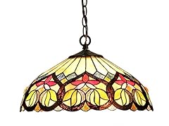Tiffany Style Victorian 2-Light Pendant