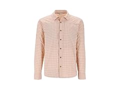 Simms Men's (S) Stone Cold LS Shirt Antigua Stone