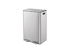 Casa Andrea Milano 15-Gallon Compartment Recycling Trash Can