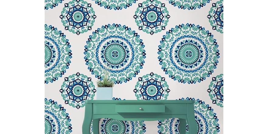 Jasmine Medallion Peel and Stick Wallpaper
