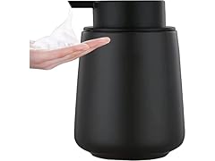 12oz Black Foaming Soap Dispenser