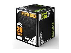 Yes4All 3-in-1 Soft-Padded Plyo Box