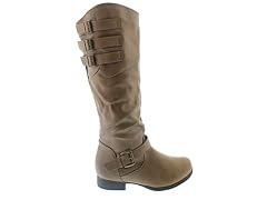 Riding Boots 3 Buckle, Grey