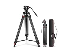 NEEWER 74in Video Tripod with Fluid Head TP74 (SHORTEN TITLE - ASHLYN)