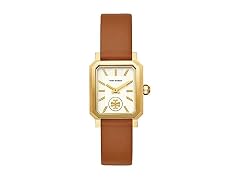 Tory Burch Women's Robinson Gold Tan Brown Watch