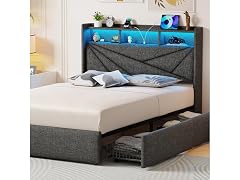 Driftalia Queen Bed Frame with Storage