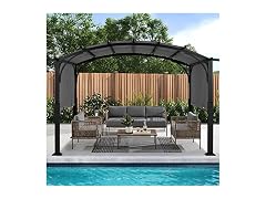 ABCCANOPY Arched Pergola 10'x12' Retractable