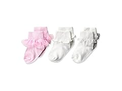 Jefferies (12-24M) Pink Baby Socks 3-Pack