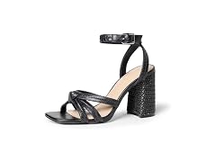 The Drop Women's Renalda Woven Chunky Heel Sandal