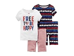 Carter's 4-Piece Snug Fit Cotton PJs,