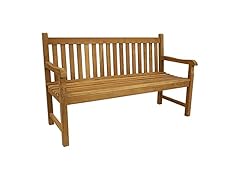 Sunnydaze 2-Person Outdoor Bench - Wood- Mission