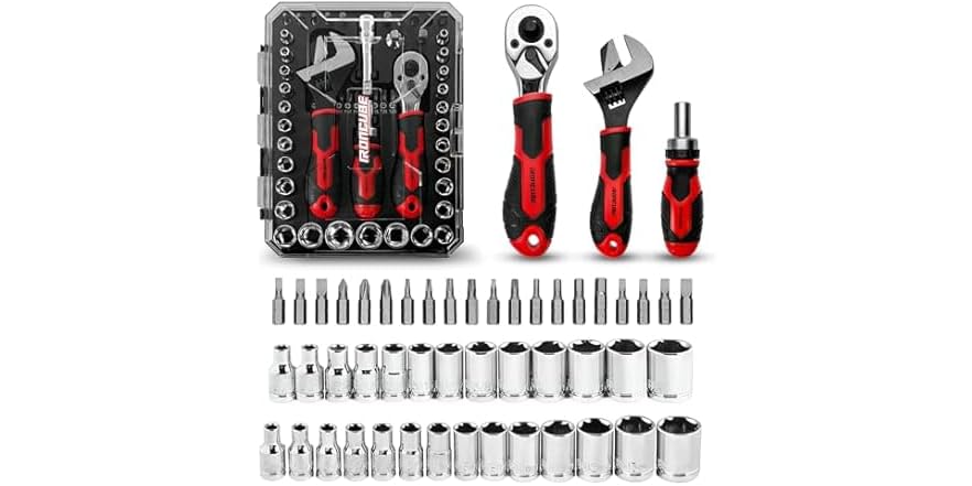 53-Piece Socket Ratchet Wrench Set