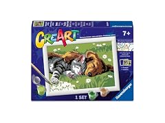 Ravensburger CreArt Sleeping Cat and Dog Paint