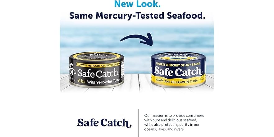 Safe Catch Wild Ahi Yellowfin Tuna Fish Canned