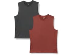 Amazon Essentials 2-Pack Quick-Dry Shirt Henna (S)