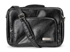 Giga Be Earth Leather Laptop Case - Black